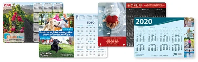 An image of a calendar counter mats from countermats.net, who specializes in retail counter mats for wholesale and bulk orders.