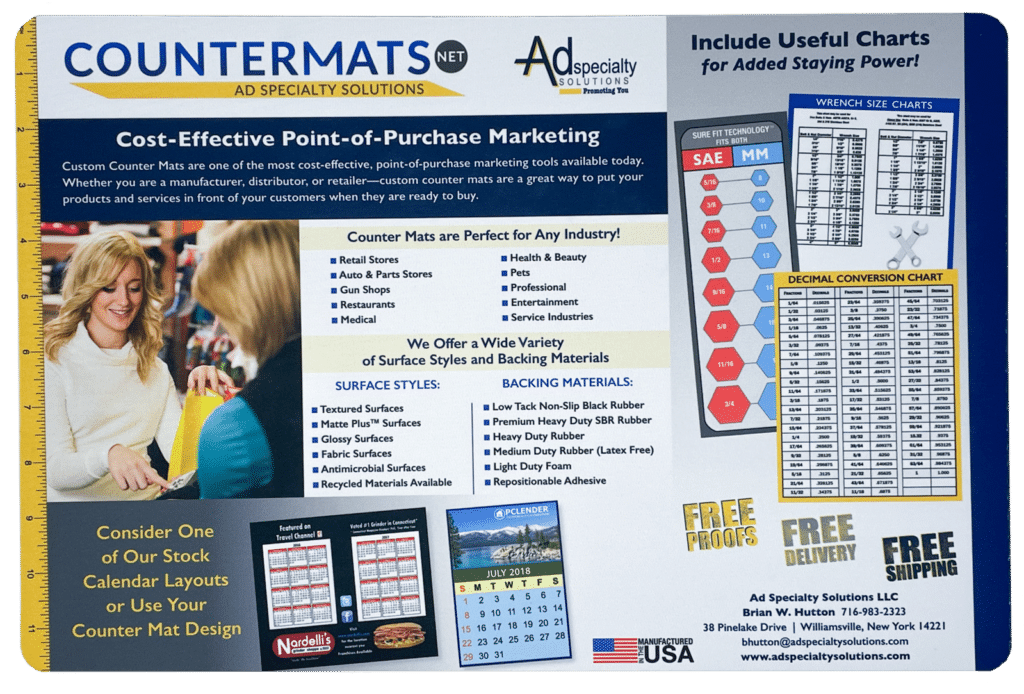 Custom Bar Mats vs. Custom Counter Mats: What’s the Difference?
