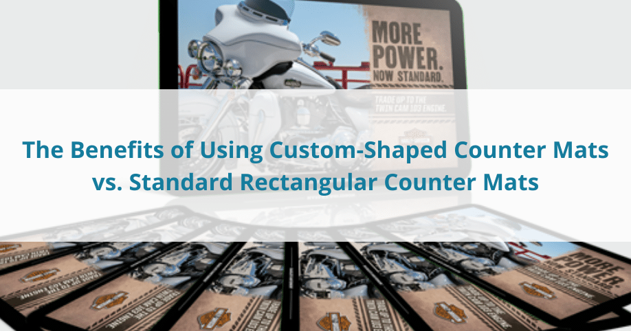 The Benefits of Using Custom-Shaped Counter Mats vs. Standard Rectangular Counter Mats